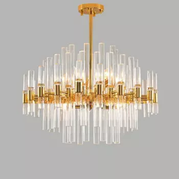 Постмодернизированная Люстра для гостиной, простая креативная Люстра для спальни, Скандинавский дизайн, новая роскошная люстра для столовой, хрустальный светильник