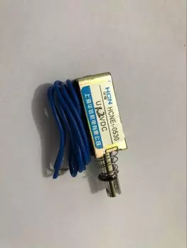 Постоянный ток 12 В 24 В магнитный соленоид нажимная и вытяжная открытая рама Электромагнит HCNE1-0530 ход 10 мм поддерживающая сила 700 г