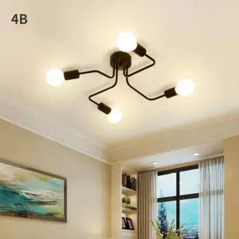 Потолочная люстра GemSpark, металлическая, 8 головок