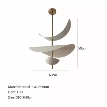 Потолочная люстра LNLZ металл+алюминий LED