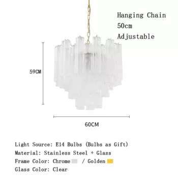 Стеклянные подвесные потолочные люстры, светодиодное освещение, подвесной светильник для комнаты, винтажный декор для гостиной, блеск, ресторан, роскошь