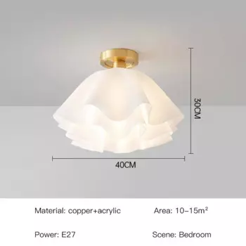 Потолочная люстра TAONUANSHU кремового цвета