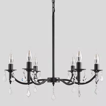 Потолочная люстра Yenigy Железный кристалл LED