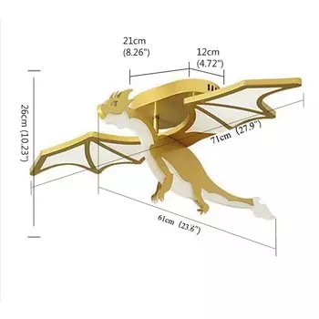 Потолочная люстра Z ZOSIMIO LIGHT Золотой Дракон