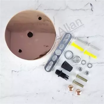 Потолочная пластина Calla&Allan античная латунь розовое золото