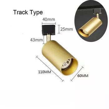 Потолочные споты WAAJEA, белые, черные, золотые, GU10, 220В