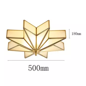 Потолочные светильники Lava Ball, медные, с золотыми звездами