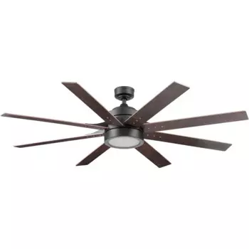 Потолочные вентиляторы Honeywell xerfox, 62 дюйма, современный потолочный вентилятор светодиодный с функцией управления и дистанционным управлением, 8 лезвий с двойной отделкой