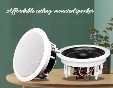 Потолочный динамик системы домашнего кинотеатра Hifi фиксированное сопротивление коаксиальный потолочный динамик Встроенный потолочный аудио