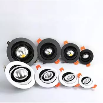 Потолочный светильник abay COB черный/белый 12Вт/15Вт