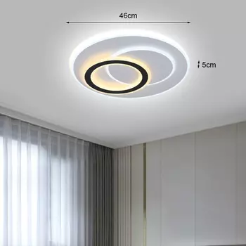 Потолочный светильник BANMENG, белый/черный, теплый белый/нейтральный свет/холодный белый