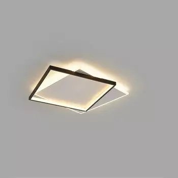 Потолочный светильник Gaobi, черный-белый, диммируемый