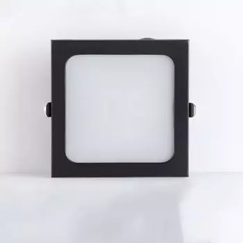 Потолочный светильник GDQHZ LED квадратный 12/15/24Вт черный/белый