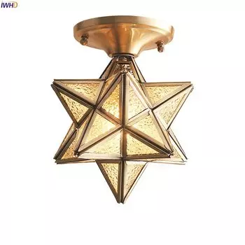 Потолочный светильник IWHD винтажный медный