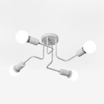 Потолочный светильник из кованого железа LZPZ RUI, 4/6/8 головок