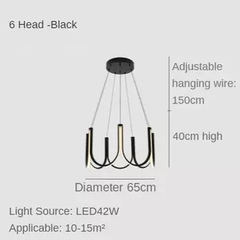 Потолочный светильник LED черный