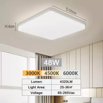 Потолочный светильник LED Square 36Вт