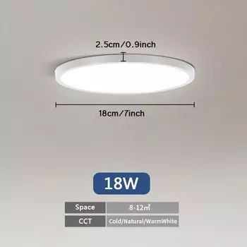 Потолочный светильник MZvul квадратный LED 48Вт 38Вт 24Вт