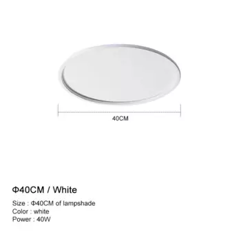 Потолочный светильник OKUDO черный круг 30см