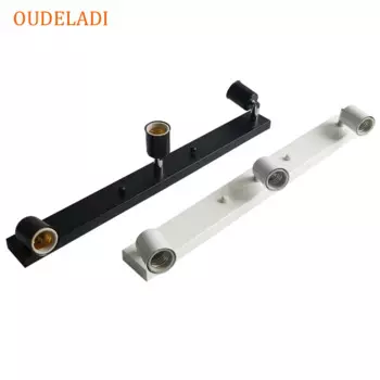 Потолочный светильник OUDELADI 50 см, 3 лампы, арт-лофт, черный/белый