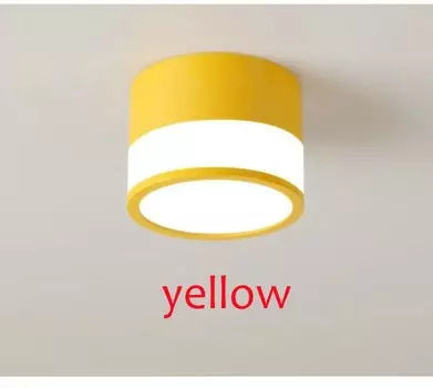 Потолочный светильник OUIO Nordic Macaron трехцветный 7Вт