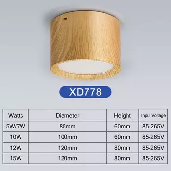 Потолочный светильник POLKE 5Вт/12Вт