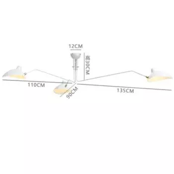 Потолочный светильник TAONUANSHU черный паучок