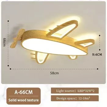 Потолочный светильник XIUAN, деревянный, кованый, 220В