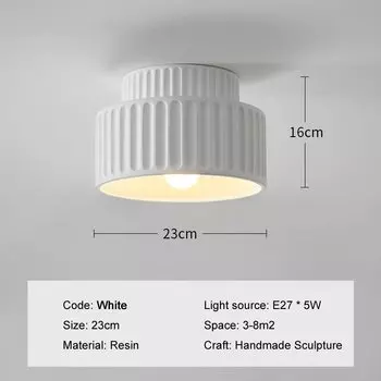 Потолочный светильник YICOLAI кремовый