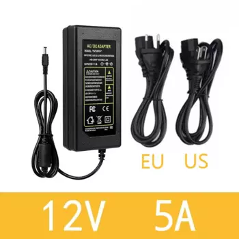 Источник питания AEVYVKV 12В 5А для светодиодной ленты