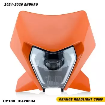 POWERZONE супер яркая мотоциклетная фара для KTM EXC SXF XCW MX 2024-2026, фара, фара, супермото, велосипед для грязи, эндуро