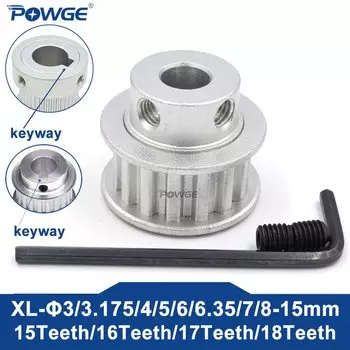 POWGE Шкив XL 15/16/17/18 зубьев