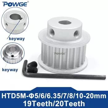 POWGE Шкив ГРМ HTD5M 20 зубов