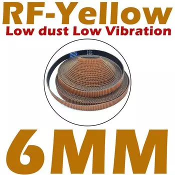 POWGE 2GT RF синхронный ремень ГРМ резиновый 3/6/9/10/15 мм для 3D-принтера VORON Creality