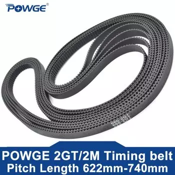 POWGE 2M 2GT Синхронный ремень ГРМ резиновый