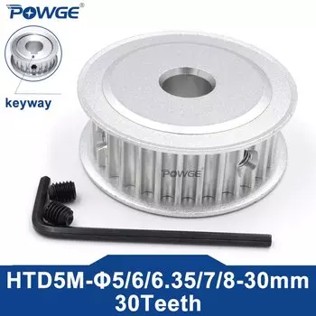 POWGE Шкив ГРМ HTD 5M 30 зубов