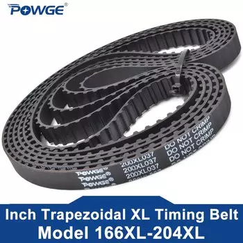 POWGE 5 шт. XL Ремень ГРМ Lp = 166 168 170 172 174 176 178 180 182 184 186 188 190 192 192 196 198 200 202 204 Ширина 5-38 мм Резина