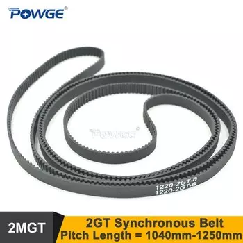 POWGE GT2 синхронный ремень 1220-2GT