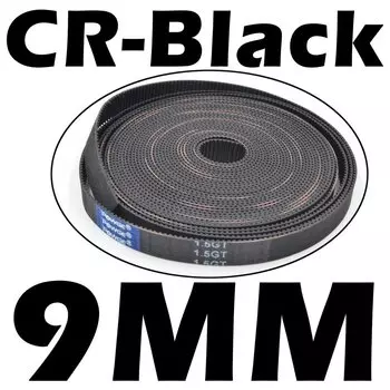 POWGE GT 1.5GT 1.5M синхронный ремень ГРМ черный 6/9 мм