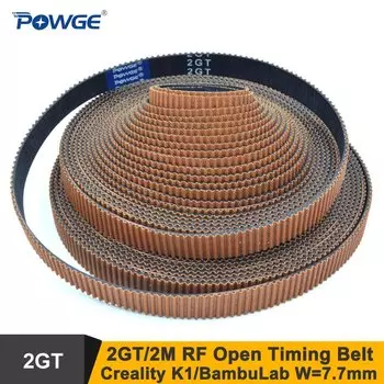 POWGE GT2 LL-2GT RF ремень 7.7 мм черный