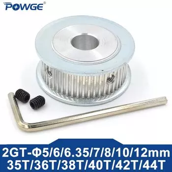 POWGE Шкив ГРМ 35 36 38 40 42 44 зуба 2MGT 2GT