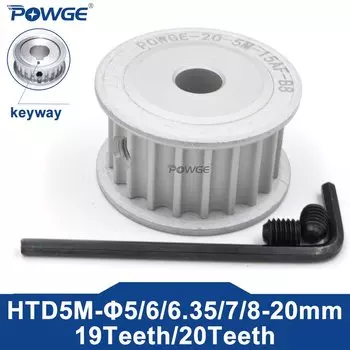 POWGE Шкив ГРМ HTD5M 19T/20T