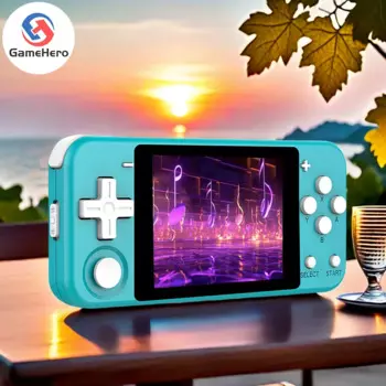 POWKIDDY Q90 3-дюймовый экран IPS Ретро портативная игровая консоль двойная открытая система 16 симуляторов PS1 дешевые детские подарки