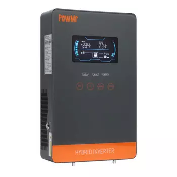 PowMr инвертор солнечной батареи 4,5 кВт 24 В с зарядкой MPPT. Гибрид для домашней системы, 220 В, кВт, 48 В