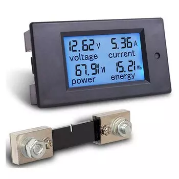 PowMr PZEM-051 цифровой амперметр вольтметр для мотоцикла