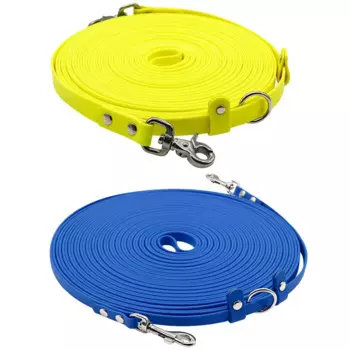 Поводок из ПВХ для двух собак длиной 15 м