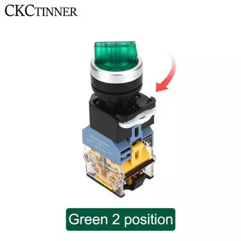 Поворотный переключатель CKCTINNER LA38-11XD/20XD 10A660V 1NO/1NC