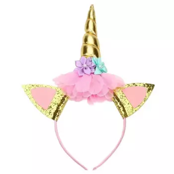 Повязка на голову единорог