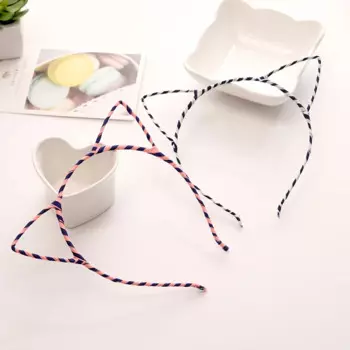 Повязка на голову с кошачьими лисьими ушками, ролевые украшения для волос, головные уборы, аксессуары для вечеринки, дня рождения, аниме, карнавальный костюм на Хэллоуин