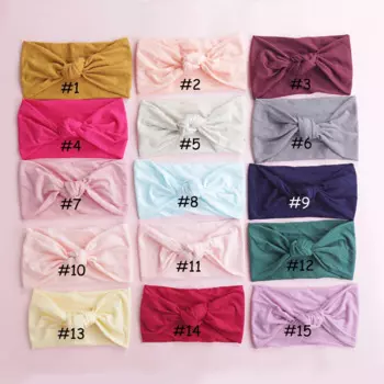 Повязка на голову с узлом, 27 шт./лот